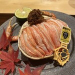 玄水 - 香箱蟹の甲羅盛り