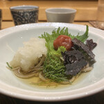 玄水 - 梅おろしそば(比和在来種 並打ち)