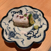 鮨 さかい - 唐津クエ　3日寝かせ