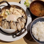 角常食堂 - カキナベ定食 ￥1,200