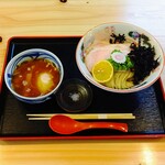 Menya Nanai Chi - (限定)鶏と魚介の塩つけ麺