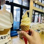 新湊きっときと市場 - 白えびソフト　３５０円