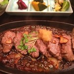 Kagoya Hachibee - ステーキのランチセット