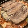 韓国家庭料理 マビの台所 - 焼けた三枚肉