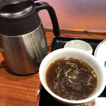 食煅 もみじ - スープ割り。