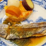 讃岐おもちゃ美術館 Shop・Cafe - 太刀魚のグリル　わさびソース