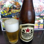 中華麺房 東龍 - グラスもビールも冷え❄冷え❄