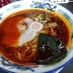 中華麺房 東龍 - 「ラージャンめん」着丼＼(^o^)／