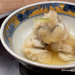 日本料理 とくを - 名残の鱧の霙卸し