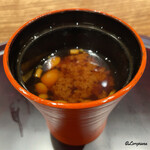 日本料理 とくを - 滑子の味噌汁