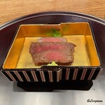 日本料理 とくを - 鹿児島産 黒毛和牛のフィレ肉の炭火焼