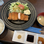 Shusaidokoro Guran - 黒板メニューのランチ 豚カツ定食