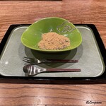 日本料理 とくを - 黄金黄な粉と蕨餅