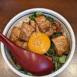 Menya Yamahide - ミニバラチャーシュー丼　400円