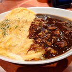 キリンシティ - 【2022.12.19(月)】黒ビールカリーのオムライス(並盛)1,080円