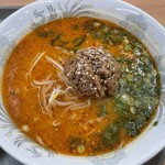 千園 - ピリ辛豚骨ラーメン