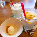 mana - ラッシー、マンゴーラッシー、アイスクリーム