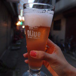 Beer Trip Olive - お店のFBにUPしてもらってさらにサービスしてもらっちゃいました。フルーティーでビールが苦手な方におすすめ！残念ながら名前わすれちゃいました。。。