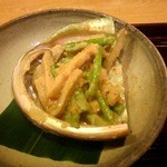 アワビの胡麻和え