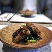 日本料理 TOBIUME - ◆海味「タモですくう」・・ワァ～～、大好きな鰻が登場。1.7kgの大きな海鰻ですよ。^^