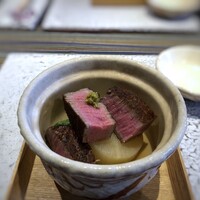 日本料理 TOBIUME -  ◆大地「大根役者」・・鹿児島黒毛和牛シャトーブリアン、大根