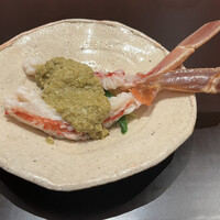 新地 やま本 - 松葉蟹　蟹しゃぶ　蟹味噌甲羅焼き　難波葱