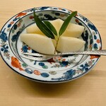 てんぷらと和食 山の上 - 洋梨(ルレクチェ)