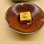 てんぷらと和食 山の上 本店・御茶ノ水 - かぼちゃ豆腐