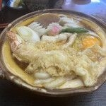 甲州屋 - 鍋焼きうどん　1,100円