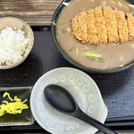 Ichiroku Hachi Shokudou Kafe - カツカレーうどん(小ライスor中ライス付き)