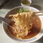 カトリ食堂 - 味噌ラーメン　750円　天空麵リフト