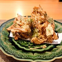 新割烹 丹色 - かき揚げ