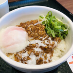 はなまるうどん - ♪セット温玉鶏そぼろ丼290