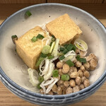 Tachinomi Banpaiya - 厚揚げ納豆　150円