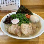 麺屋 しん蔵 - 限定 しおとんこつ 850円 ネギ 100円