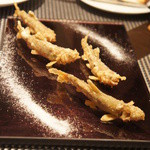 レストラン バカール - 稚鮎のフリット（1日1組限定8800円のおまかせコース・2012/6）