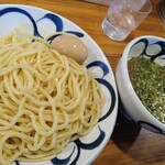 つけめん真中 - 真中つけ麺　並　＋煮玉子＋割スープ