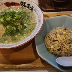 Ramen Ajidoujou - 道場ラーメンとミニ焼飯セット  1,180円