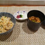 ステーキ花郷 - ガーリックライス