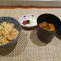 ステーキ花郷 祇園店 - ガーリックライス