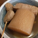 キッチン あお - おでん単品3種(焼き豆腐最高♪)