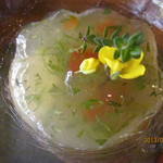 黒豆スイーツ&カフェ ささらい - お花がキレイ☆