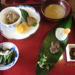 黒豆スイーツ&カフェ ささらい - 春の彩り地野菜九品