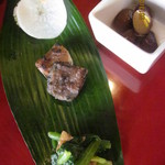 黒豆スイーツ&カフェ ささらい - 竹の葉っぱｗ