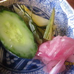 黒豆スイーツ&カフェ ささらい - 香の物