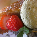 黒豆スイーツ&カフェ ささらい - デザート、アップ！