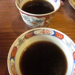 黒豆スイーツ&カフェ ささらい - コーヒーでカンパイ☆