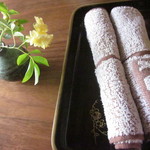 黒豆スイーツ&カフェ ささらい - お花もかわいい！