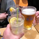 須賀乃湯 - 須賀乃湯で乾杯！！