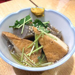 須賀乃湯 - 厚揚げコンニャク煮（150円）